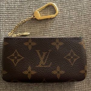 Louis Vuitton Authentic Monogram Coin Pouch